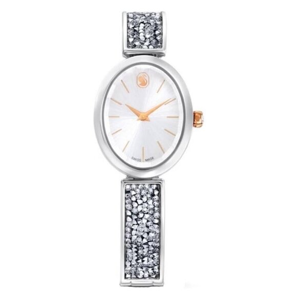 FX04377B NWT Swarovski Fashion Ladies Quartz Steel Authentic Watch - Picture 1 of 3